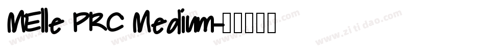 MElle PRC Medium字体转换